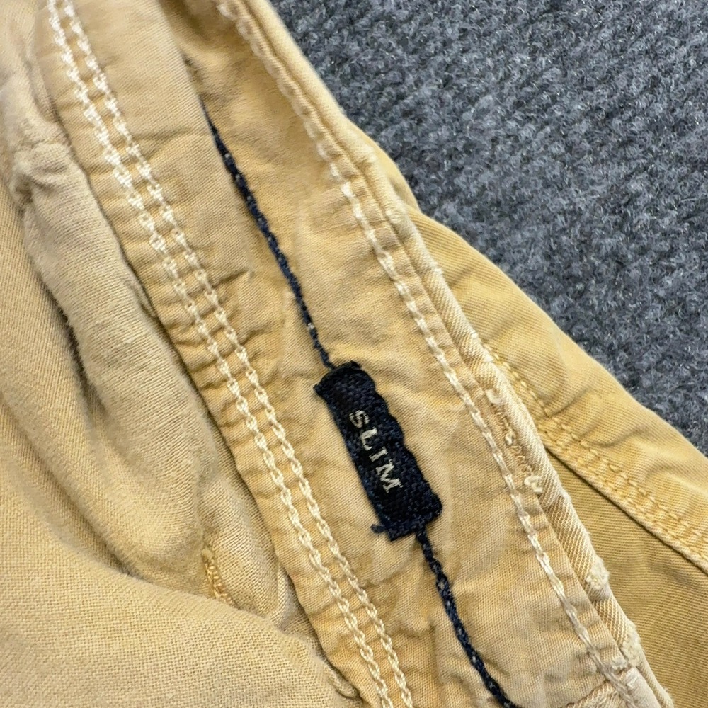 American Eagle Shorts Mens 33 Tan Cotton Next Level Flex Slim Chino Casual Style - Picture 4 of 7